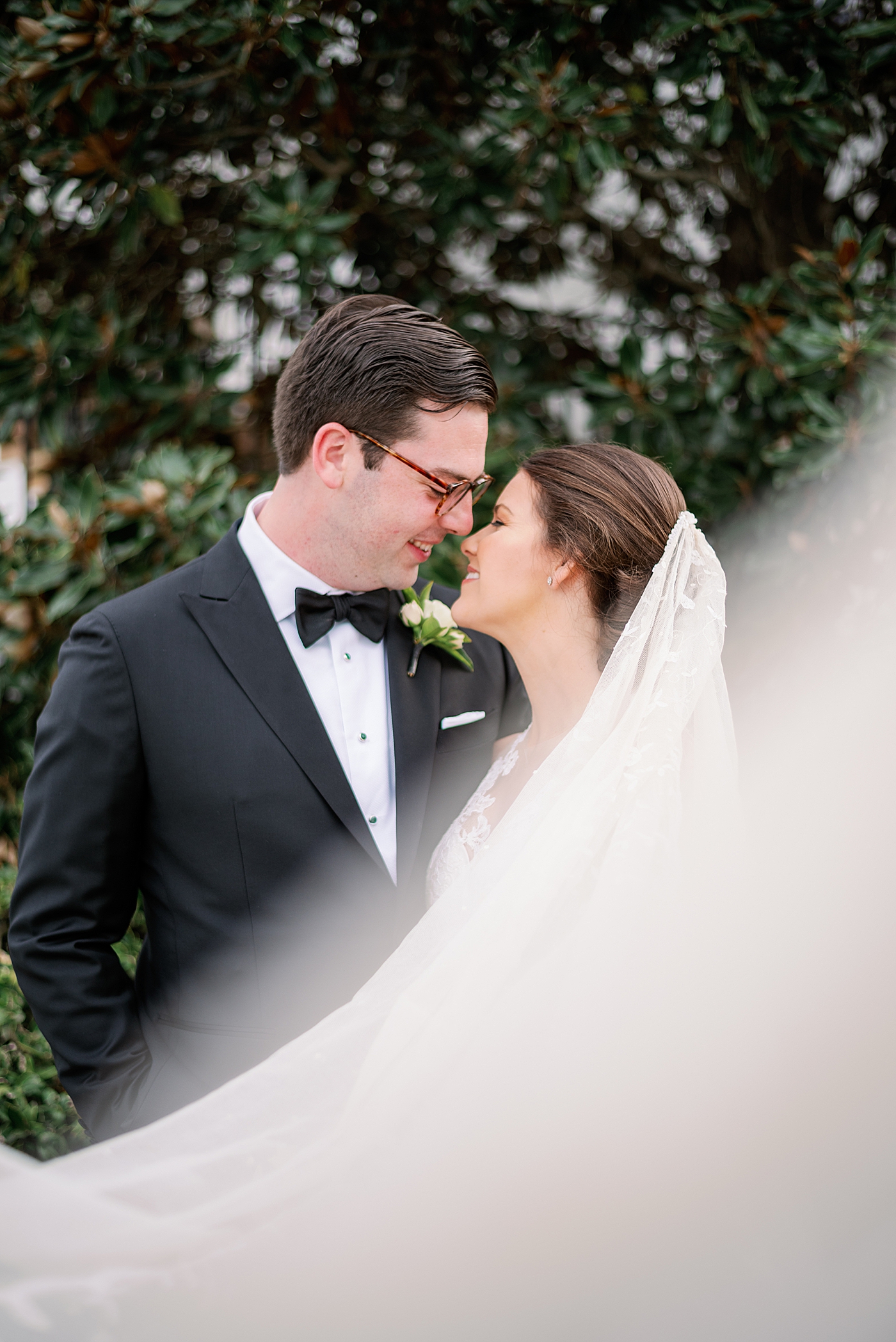 Bride and groom during their portraits at Quixote Club | Photo by Annie Laura Photography