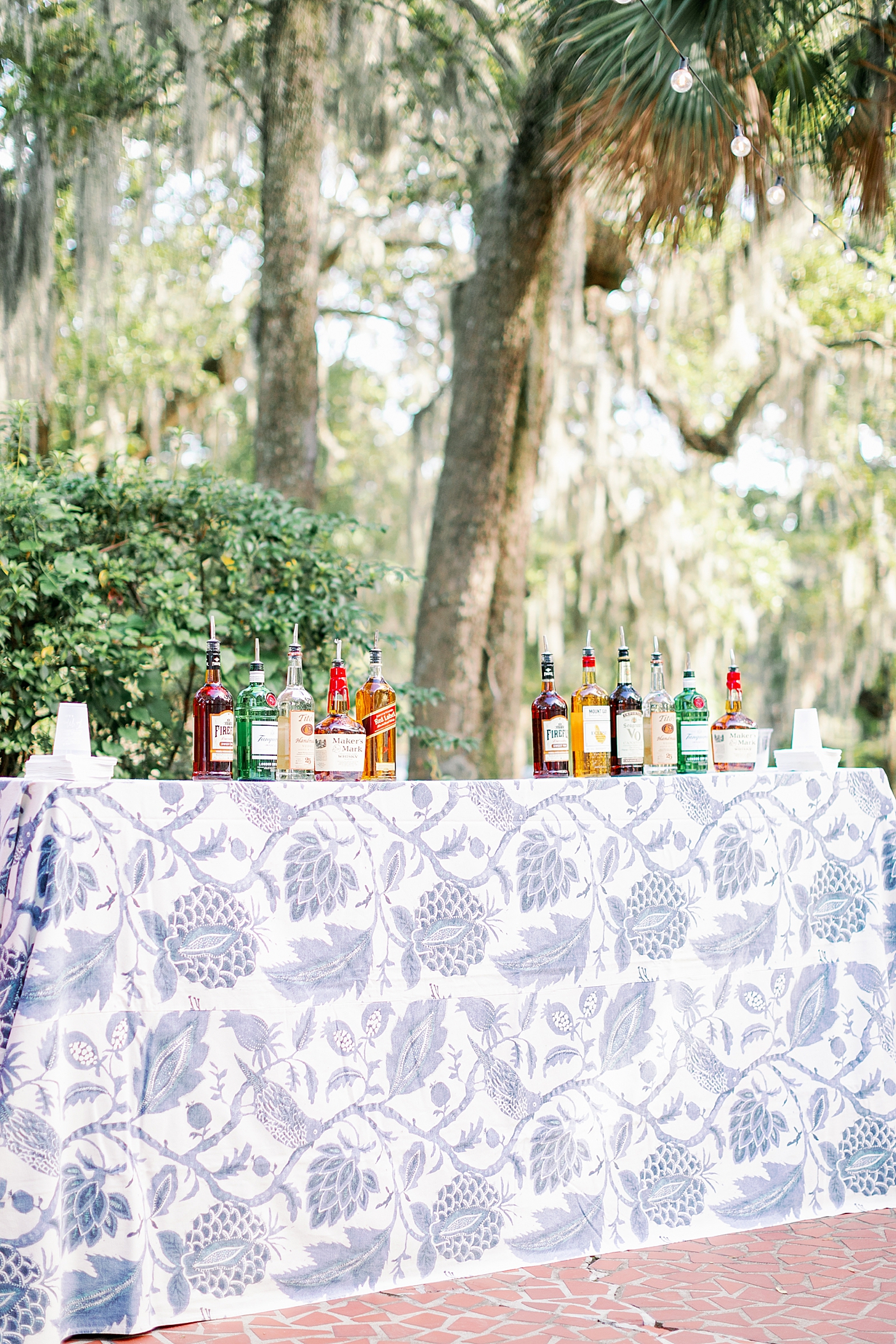 Bar at wedding reception | Images by Annie Laura Photography