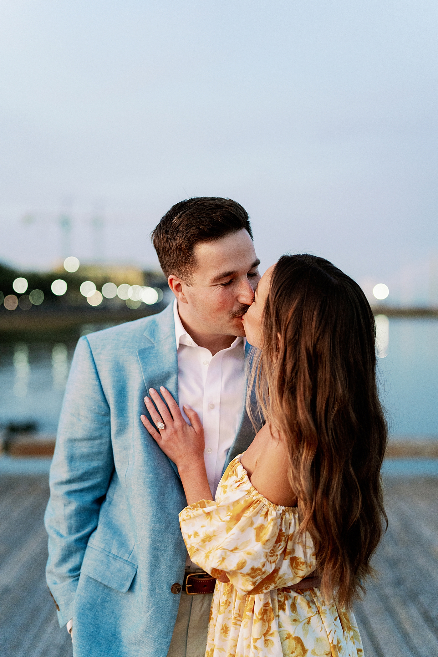 during their Charleston engagement session | Image by Annie Laura Photo