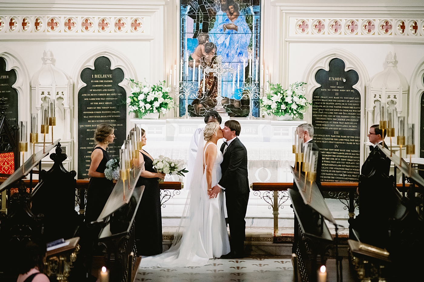 during their Winter Wedding in Columbia | Image by Annie Laura Photo